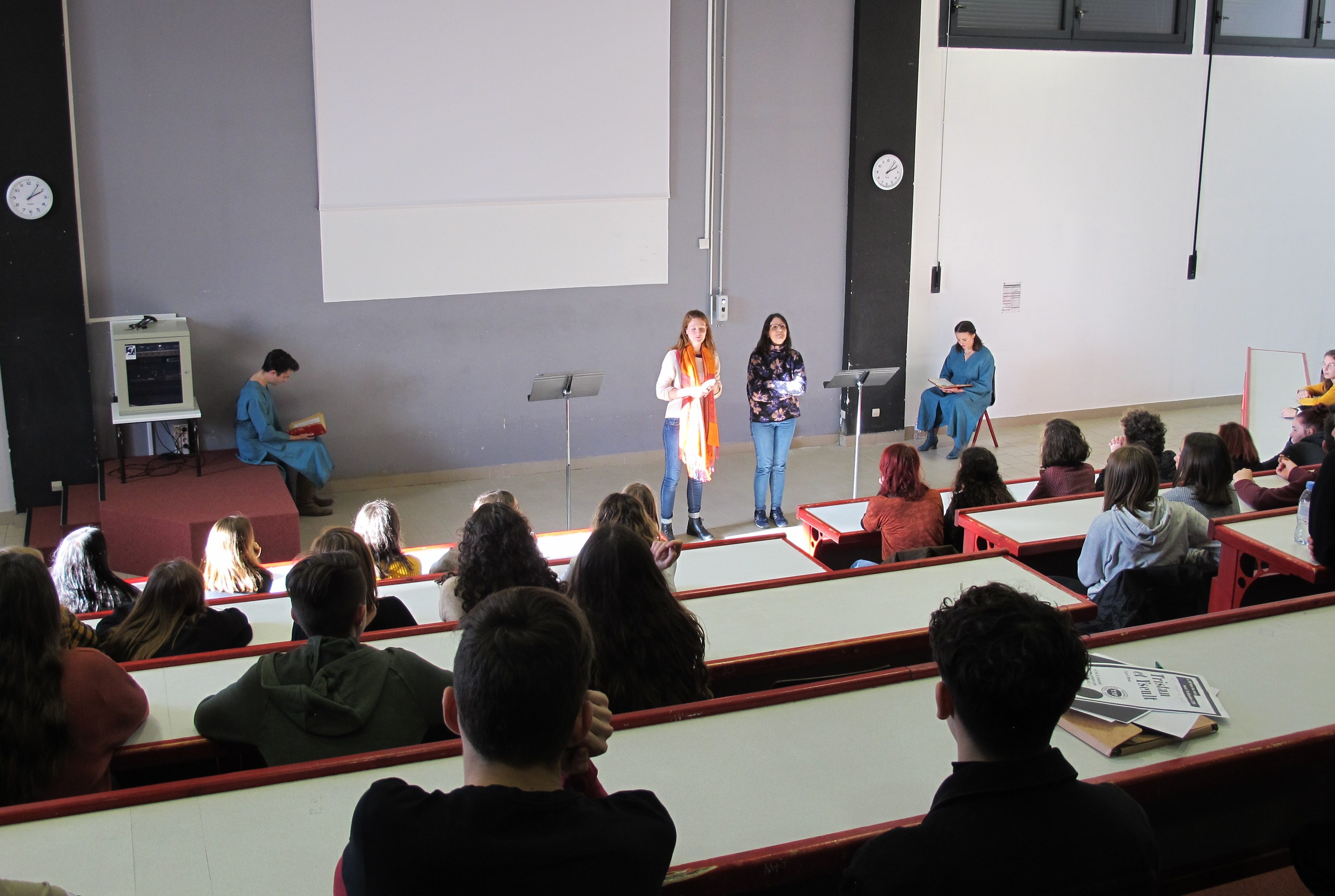 Tristan et Iseult, présenté au Lycée La Pléiade, J Rizoud et J. Gauthier 2019